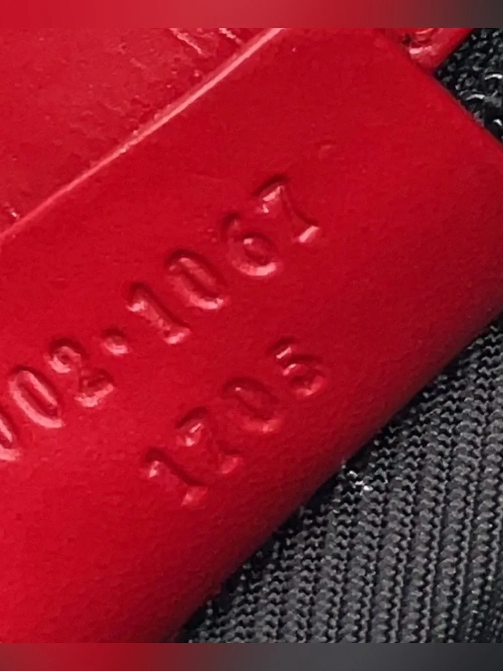Auth Gucci Jackie GG Canvas Leather Red 002.1067 Shoulder Bag W/Dustbag